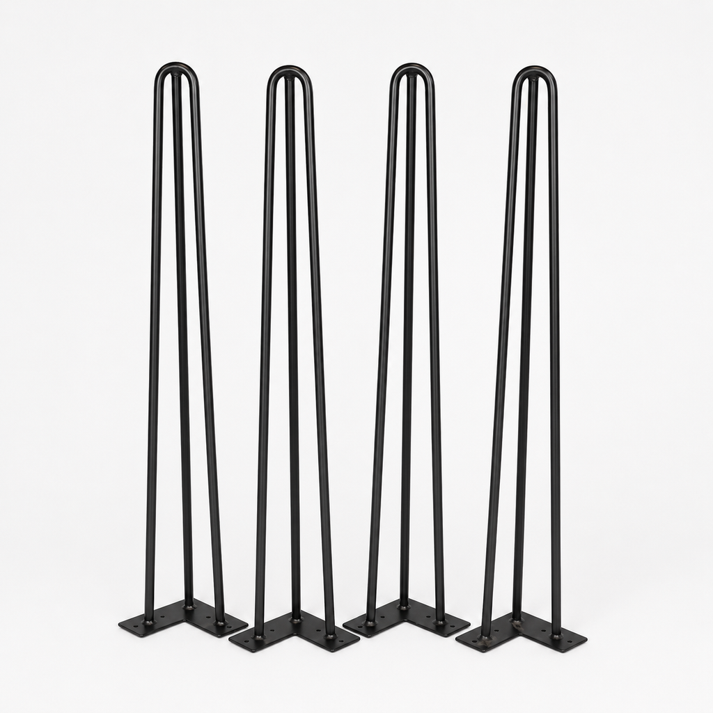 28" Hairpin Furniture Legs, Set/4