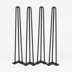 28" Hairpin Furniture Legs, Set/4