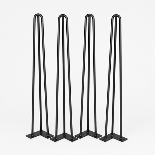 28" Hairpin Furniture Legs, Set/4