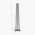 28" Hairpin Furniture Legs, Set/4