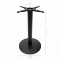 Base de table bistro ronde de 28 po, 1 pièce