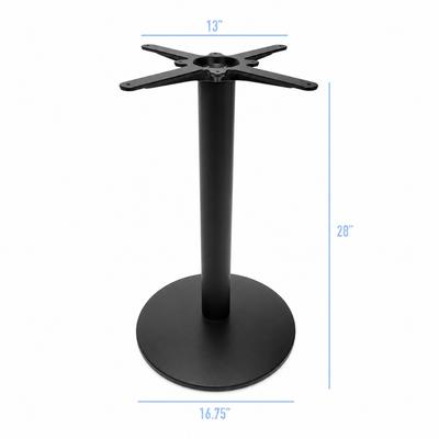 28” Round Bistro Table Base, 1 Piece