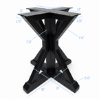 28” Metal Trestle Round Table Base, 1 Base