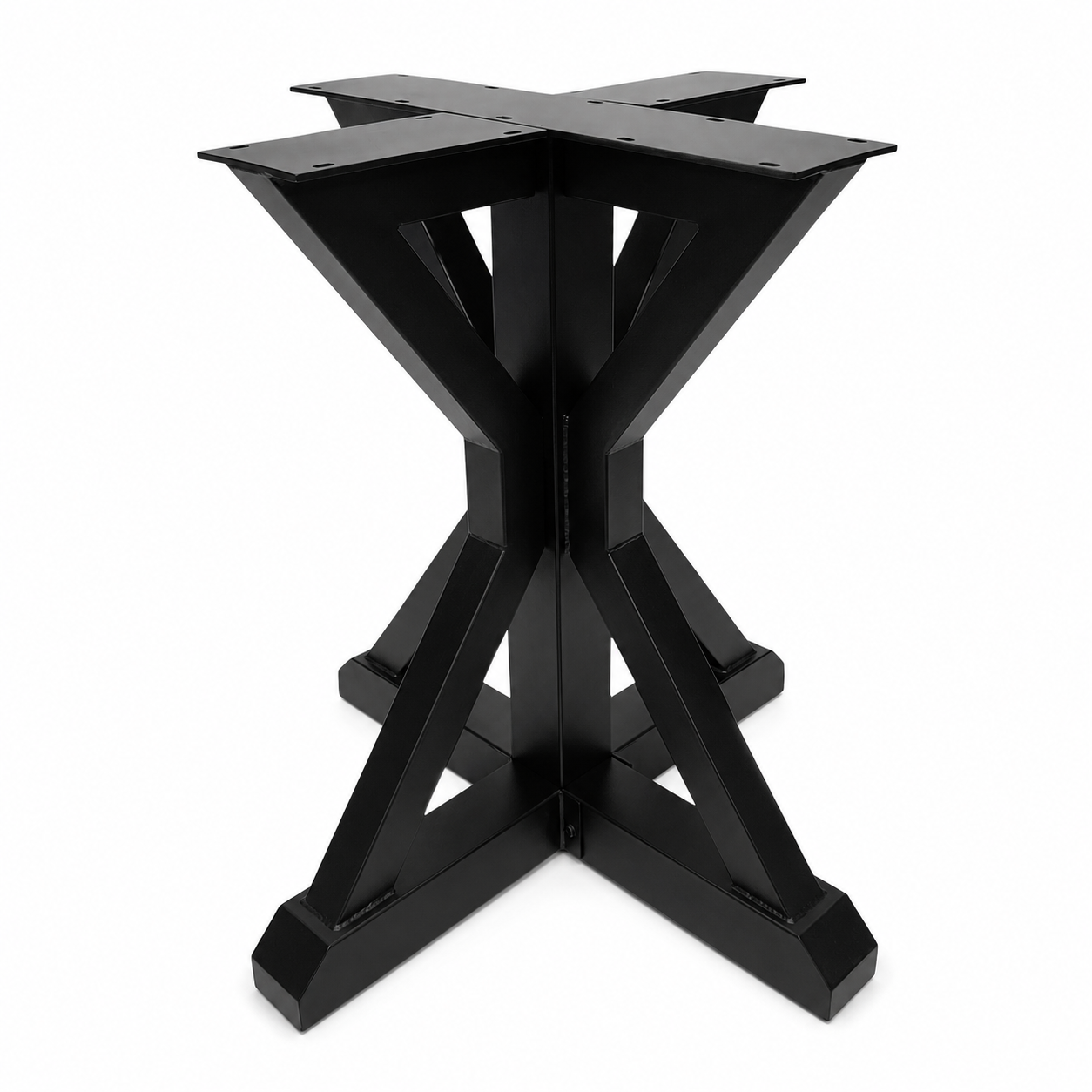 28” Metal Trestle Round Table Base, 1 Base