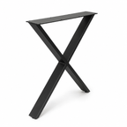 28” X Shape Furniture Legs, 1 Pair