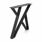 28” Zig Zag Shape Furniture Legs, 1 Pair