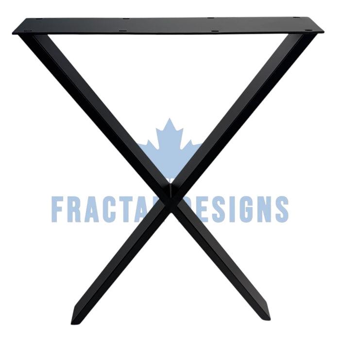 34” X Shape Furniture Legs 24" Wide, 1 Pair