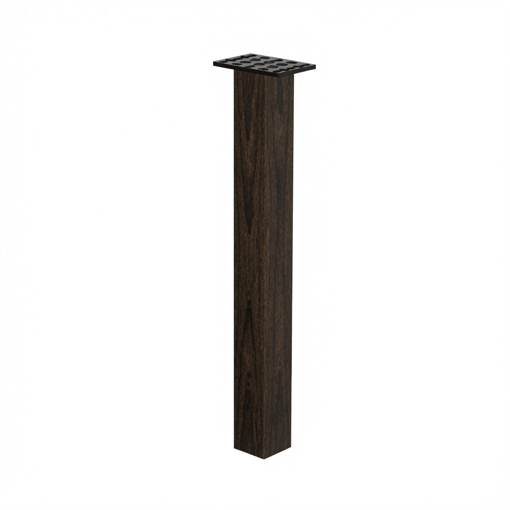 28” Hardwood  3"  Square Post  Furniture Legs, 1 set of 4