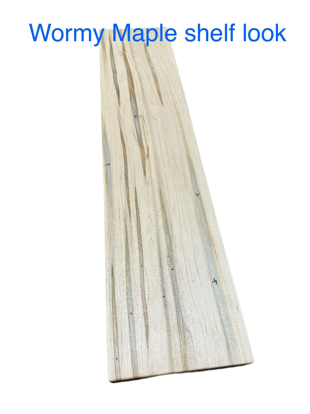 Wormy Maple Floating Shelf - Fractal Designs Inc