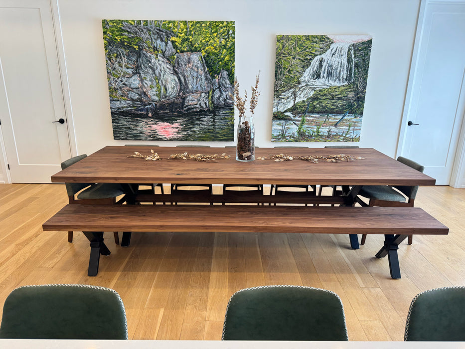 Custom Made Rectangle Walnut Table