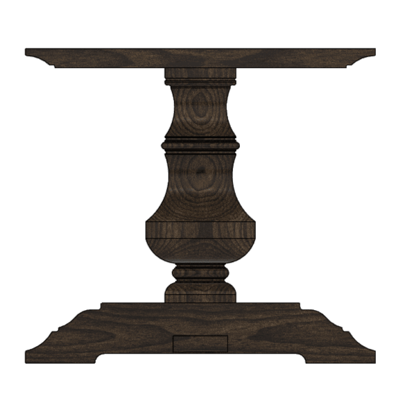 Wooden Trestle Table Leg/Base - Banks Trestle - Fractal Designs Inc