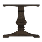 Wooden Trestle Table Leg - Chalice Table Base - Fractal Designs Inc