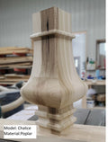 Wooden Trestle Table Leg - Chalice Table Base