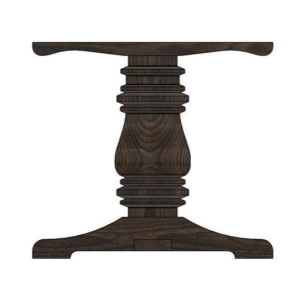 Wooden Trestle Table Leg - Chunky Trestle Base - Fractal Designs Inc