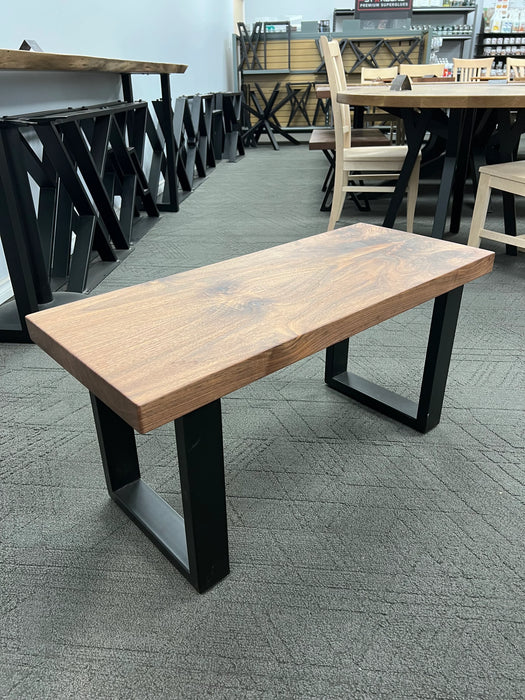 Walnut Bookmatch Coffee Table  37" x 15.5"