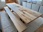 Custom Made Rectangle Dimensional Wormy Maple Table - Fractal Designs Inc