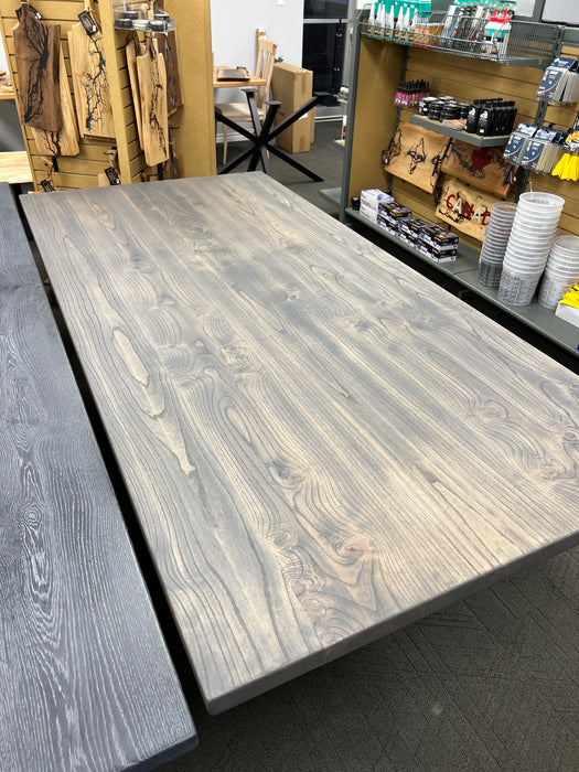 Solid Ash Table - Grey Stain