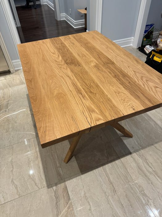 Custom Made Rectangle Oak Table