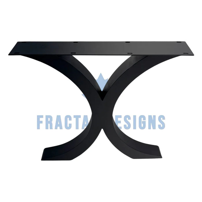 28” Flowy X Shape Furniture Legs, 1 Pair