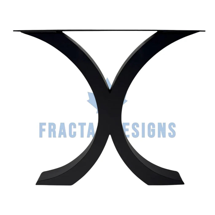 28” Flowy X Shape Furniture Legs, 1 Pair