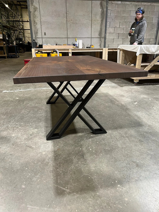 28” Double X Shape Furniture Legs, 1 Pair