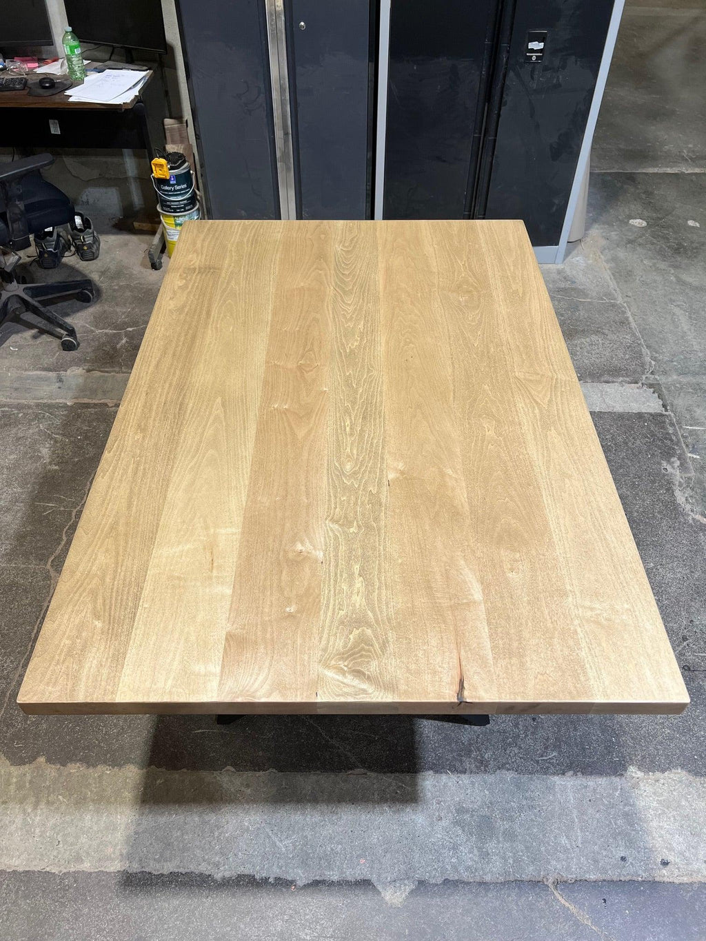 Custom Made Rectangle Dimensional Clear Maple Table - Fractal Designs Inc