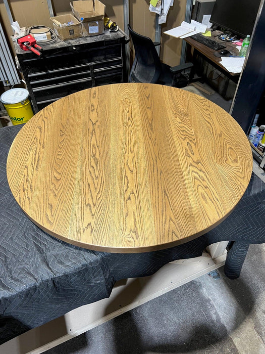 Table ronde en chêne (sur mesure)