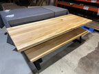 Custom Made Rectangle Dimensional Wormy Maple Table - Fractal Designs Inc
