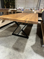 Custom Made Rectangle Dimensional Wormy Maple Table - Fractal Designs Inc