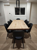 Custom Made Rectangle Dimensional Clear Maple Table - Fractal Designs Inc