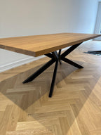Custom Made Rectangle Dimensional Oak Table - Fractal Designs Inc