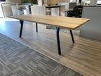 Custom Made Rectangle Dimensional Clear Maple Table - Fractal Designs Inc