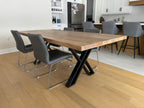 Custom Made Rectangle Dimensional Wormy Maple Table - Fractal Designs Inc