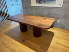 Custom Made Rectangle Dimensional Walnut Table - Fractal Designs Inc