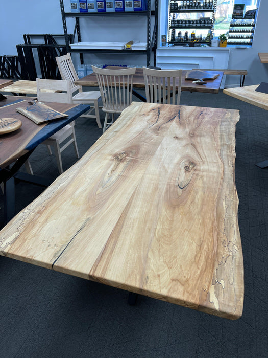 Custom Made Rectangle Book Matched Maple Table