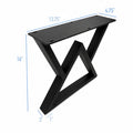 16” Peak Furniture Legs - 13.75" Wide, 1 Pair