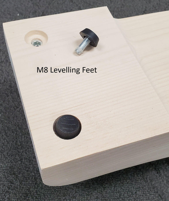 Pata de mesa de caballete de madera - Base de caballete gruesa