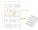 Table Leg Mounting Plate - Universal, 1 Plate