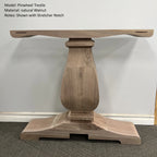 Wooden Trestle Table Legs - Pinwheel Table Base