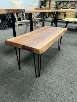 Live Edge Walnut Bench - Fractal Designs Inc