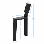 18” Bench Legs With Back, 1 Pair