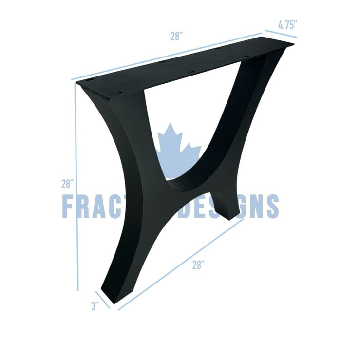 28” Flowy H Furniture Legs