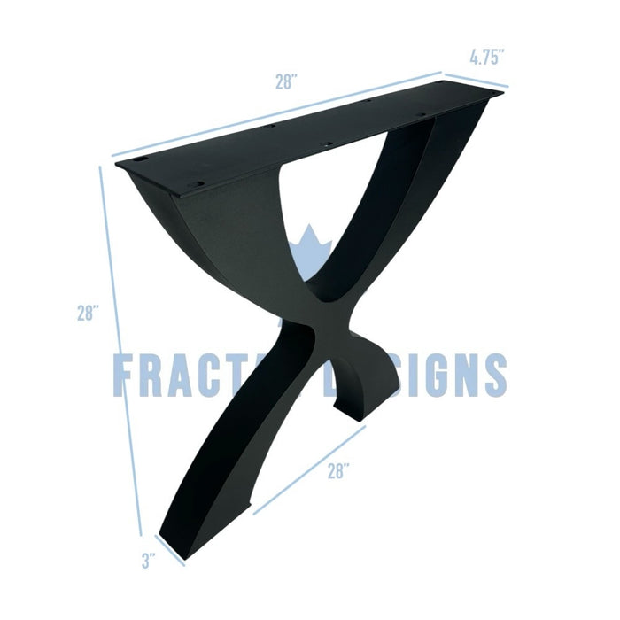 28” Flowy Spider X Furniture Base