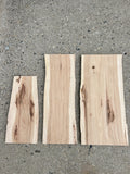 Hickory 4/4 Live Edge Charcuterie Board Packs