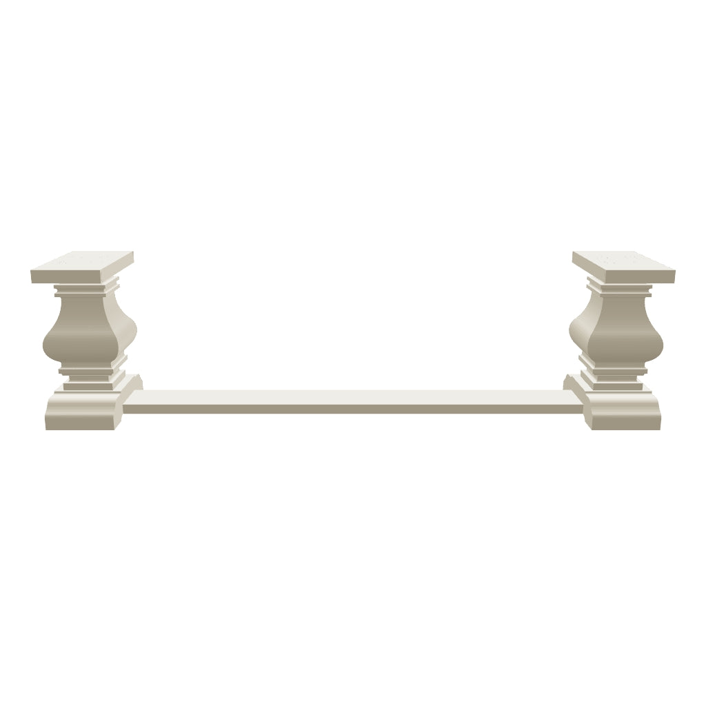 Wooden Square Turned Bench Leg - Standard Trestle