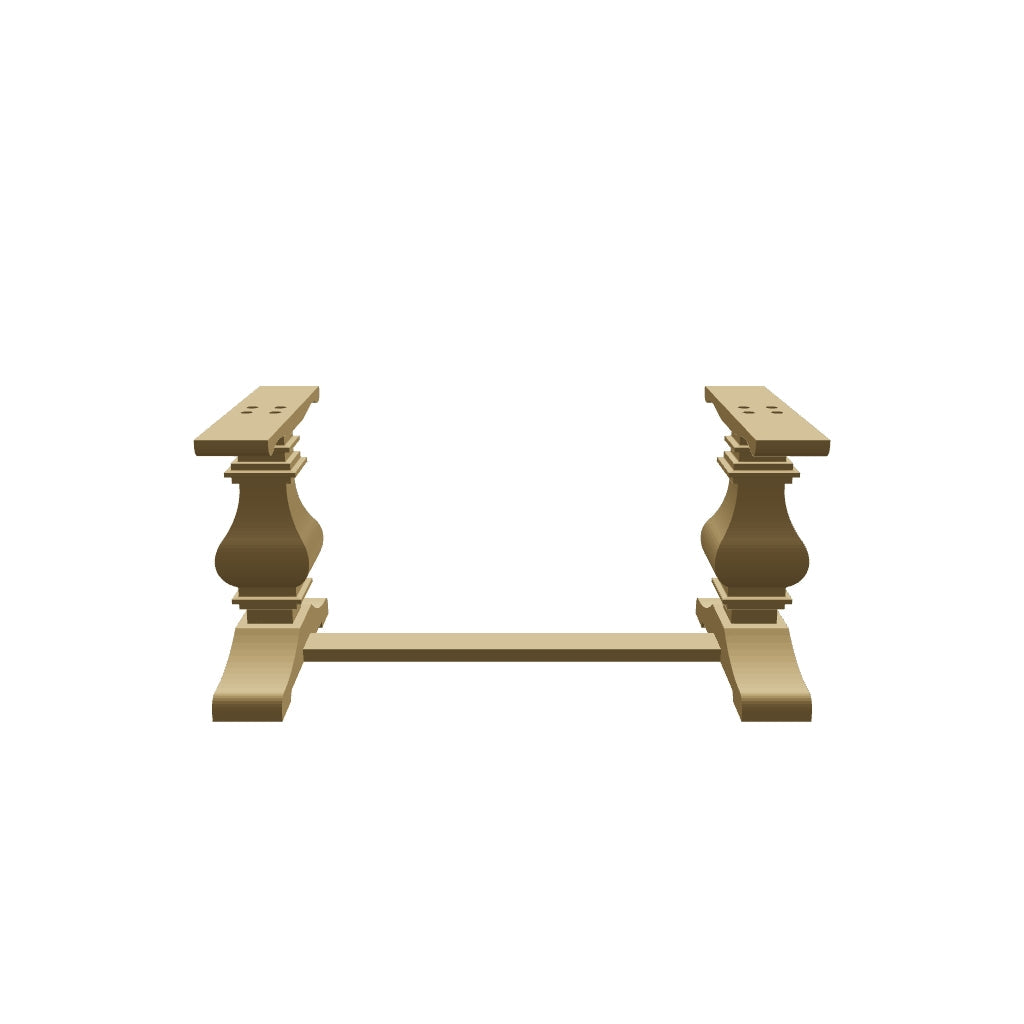 Wooden Trestle Table Leg - Standard Table Base