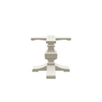Wooden Pedestal Table Base - Tweed Table Leg