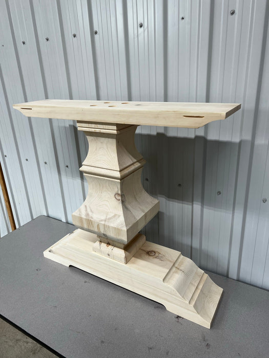 Wooden Trestle Table Leg/Base - Banks Trestle — Fractal Designs Inc