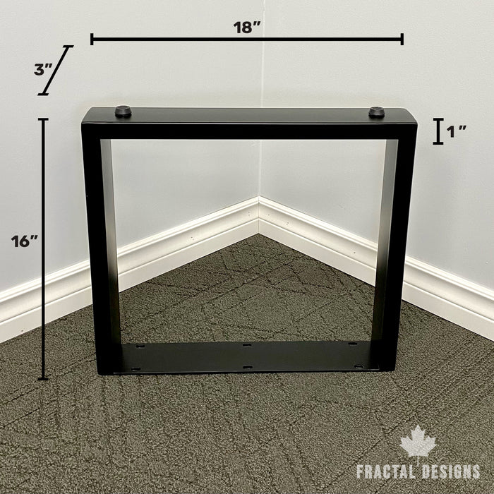 Patas para muebles con forma rectangular de 16" - 18" de ancho