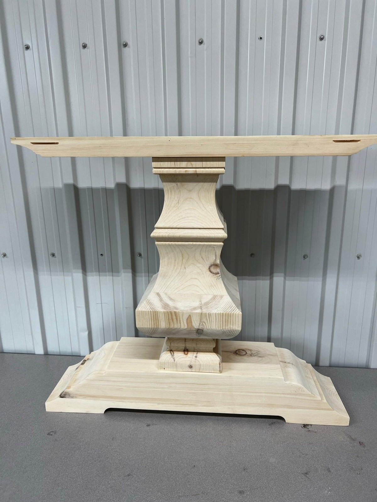 Wooden Trestle Table Leg/Base - Banks Trestle - Fractal Designs Inc